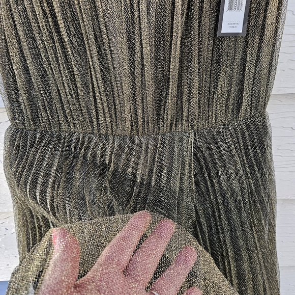 Marc Jacobs Gold Multi Tulle Party Homecoming Prom Dress Black Glittery 4 NWT - Picture 5 of 13